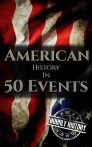 Book cover for American History in 50 Events
